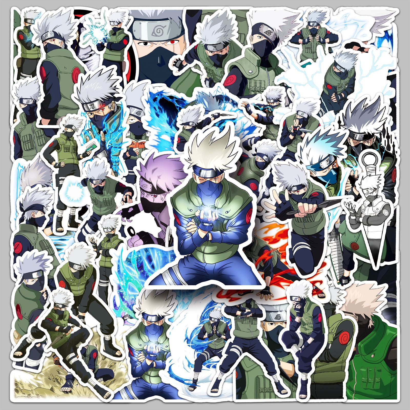 Gaming Accessories Anime - 50pcs Anime Naruto Hatake Kakashi‌ Graffiti