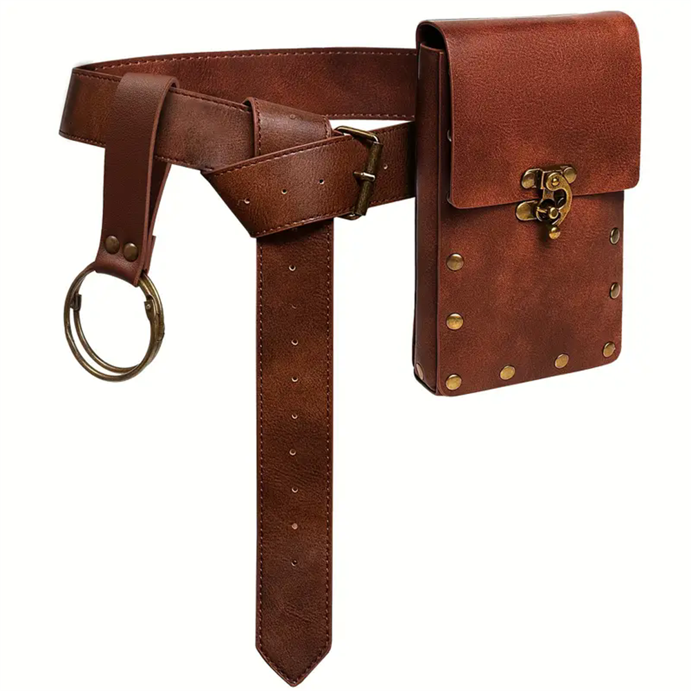 Gaming Accessories Phone - Steampunk Medieval Pouch Bag Viking Belt