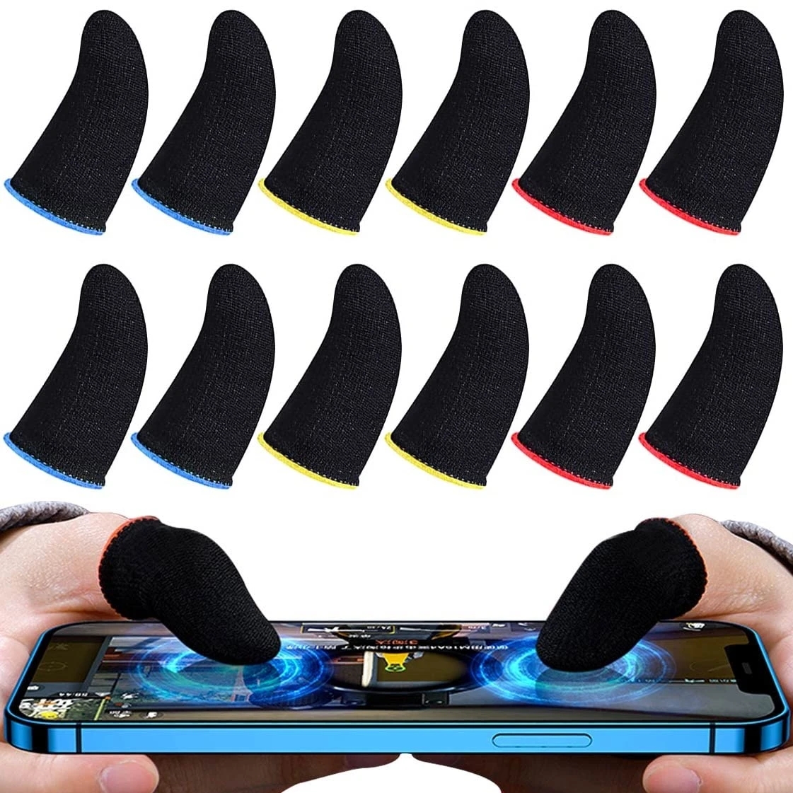 Gaming Accessories Phone - Gaming Finger Sleeve Breathable Fingertips For