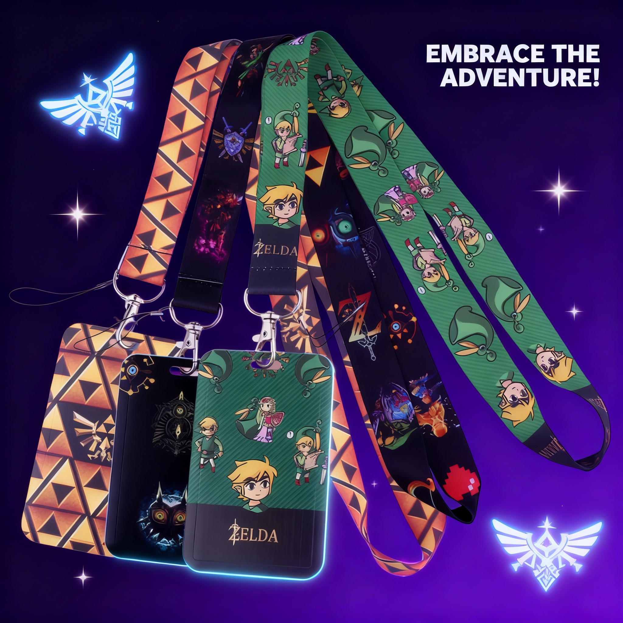 Gaming Accessories Phone - Cartoon Game Lanyards for Key Neck