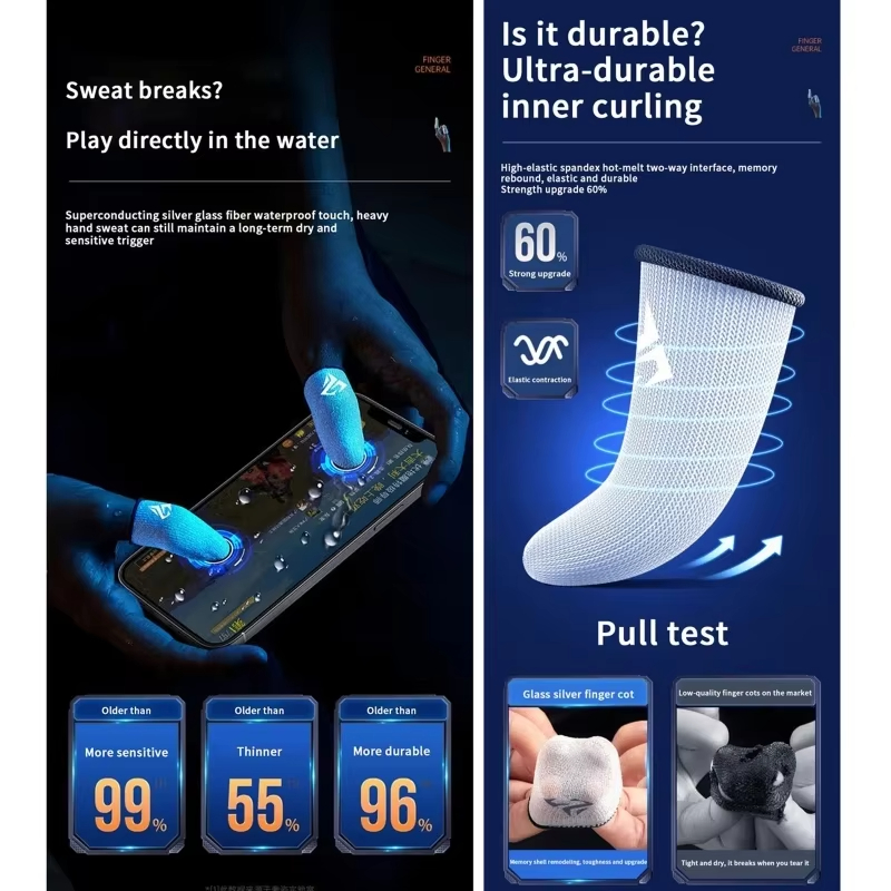 1 Pair Gamer Finger Sleeves Sw - Gaming Accessories Bundle incelemesi ve fiyatı