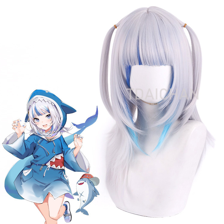 2025 Gawr Gura Cosplay Wig Whi - Gaming Accessories Korea incelemesi ve fiyatı