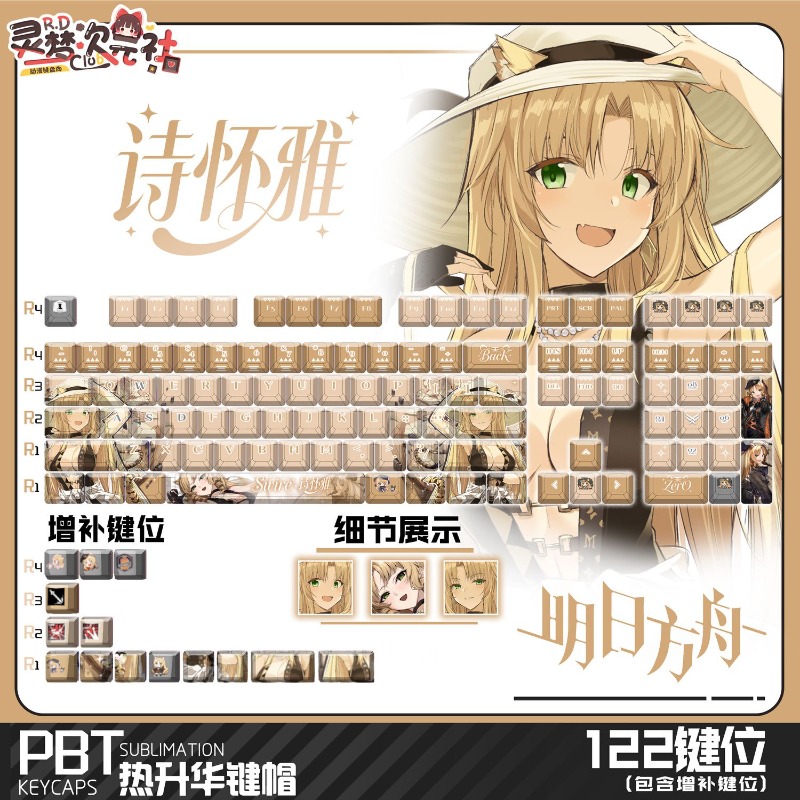 122 Keys Arknights Swire Suita - Gaming Accessories Anime incelemesi ve fiyatı