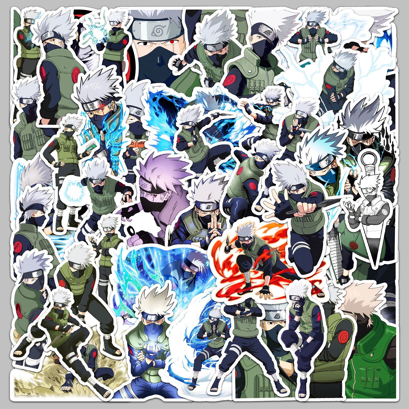 50pcs Anime Naruto Hatake Kaka - Gaming Accessories Anime incelemesi ve fiyatı
