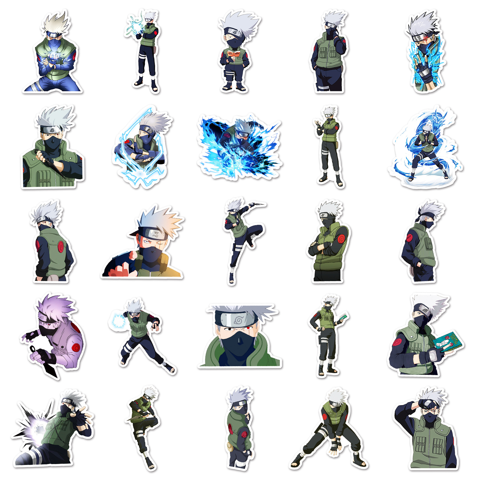 50pcs Anime Naruto Hatake Kaka - Gaming Accessories Anime incelemesi ve fiyatı