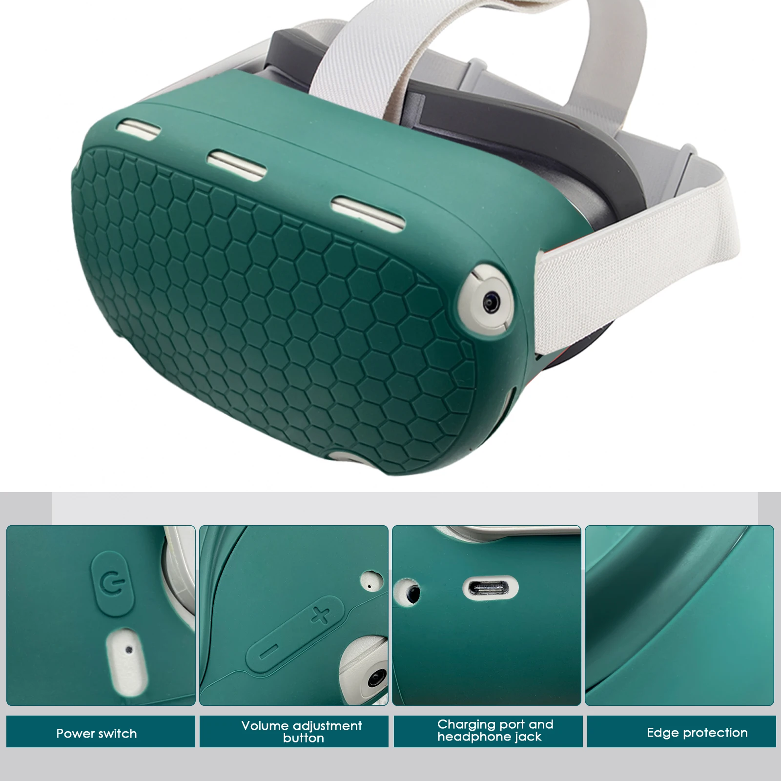 Silicone Protective Cover Shel - Gaming Accessories Headset incelemesi ve fiyatı