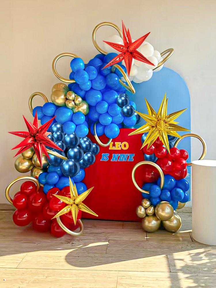 126pcs Kozee Red Blue Gold Bal - Gaming Accessories For Room incelemesi ve fiyatı