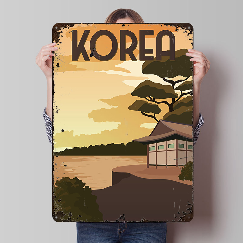 Korea Travel Printed Poster Cu - Gaming Accessories Korea incelemesi ve fiyatı