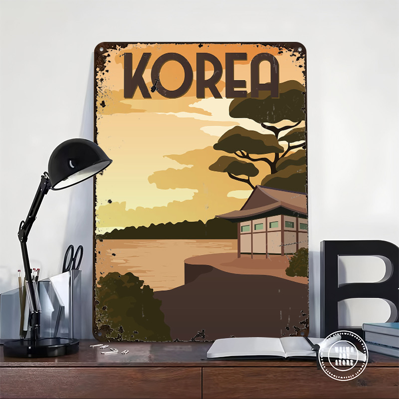 Korea Travel Printed Poster Cu - Gaming Accessories Korea incelemesi ve fiyatı