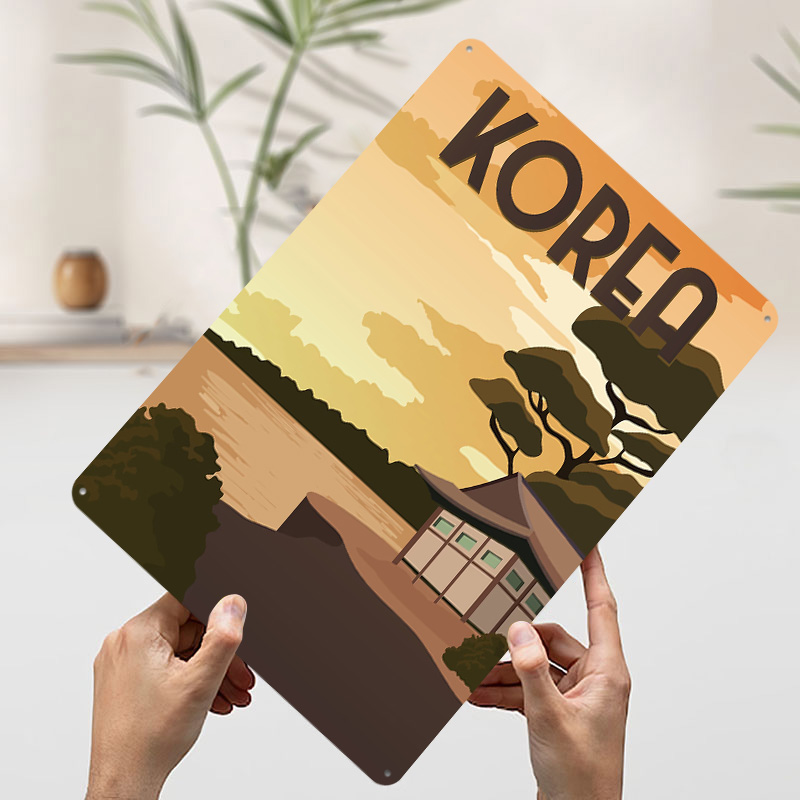 Korea Travel Printed Poster Cu - Gaming Accessories Korea incelemesi ve fiyatı
