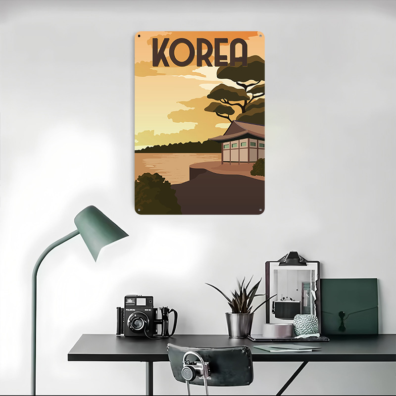 Korea Travel Printed Poster Cu - Gaming Accessories Korea incelemesi ve fiyatı