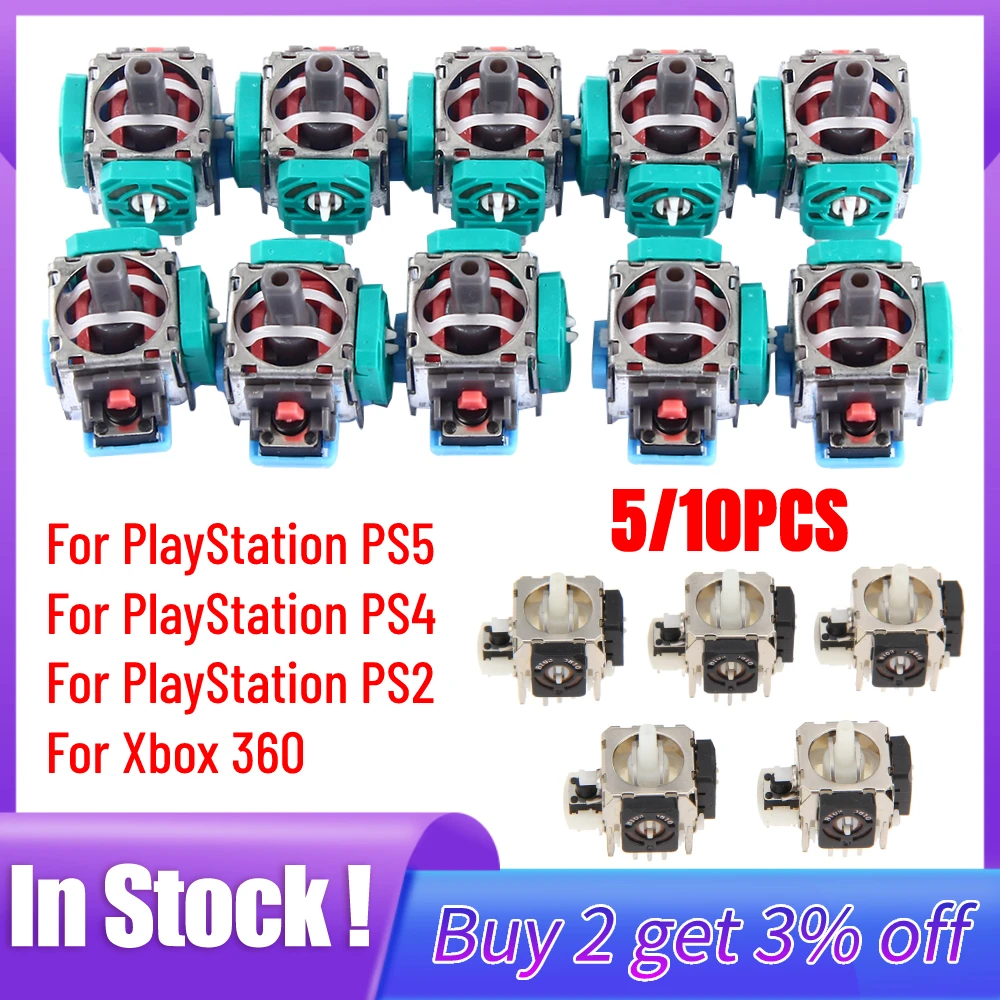10/5pcs 3D Analog Joystick Sti - Gaming Controllers Xbox Accessories incelemesi ve fiyatı