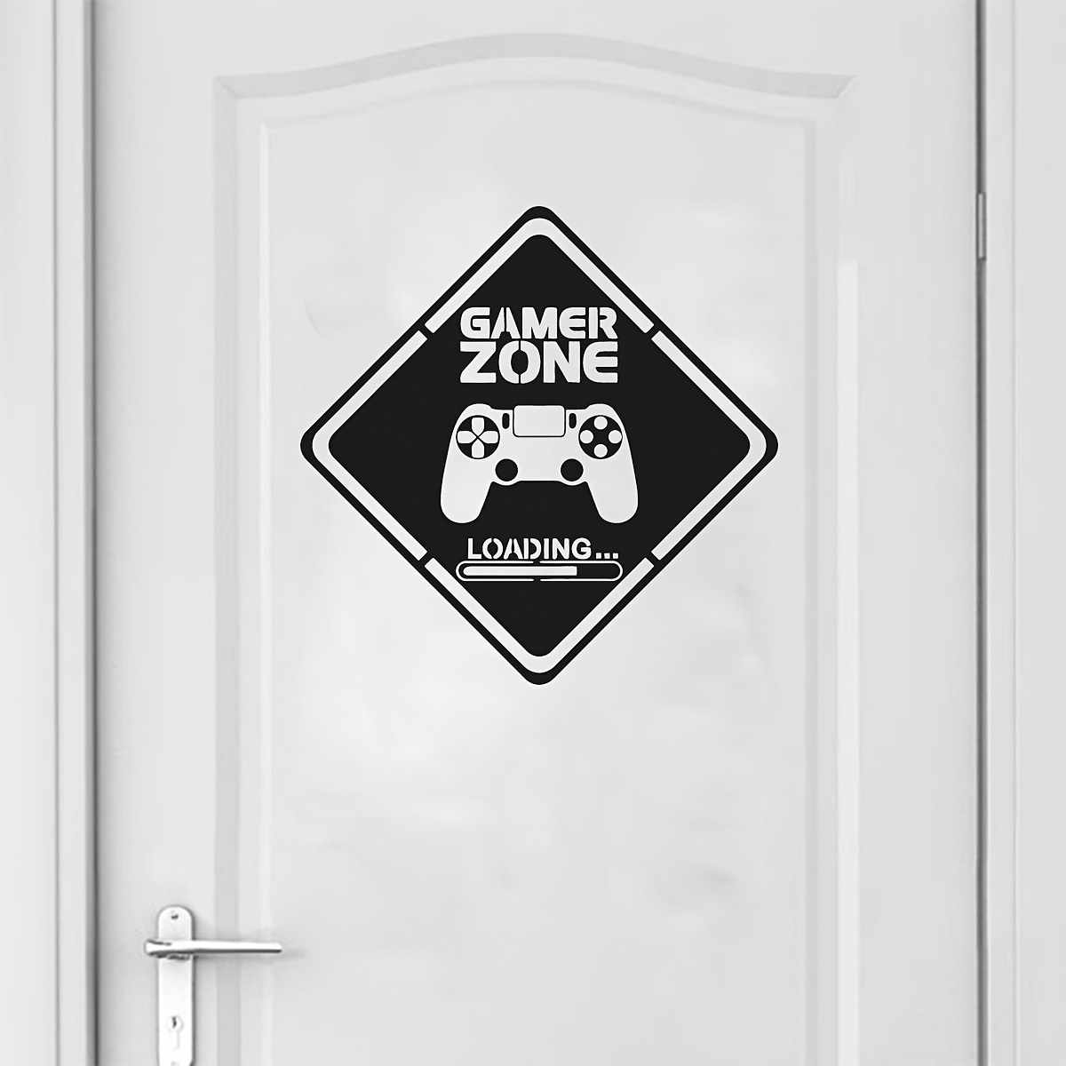 1pc Gamer Zone Door Decal Wall - Gaming Accessories For Room incelemesi ve fiyatı
