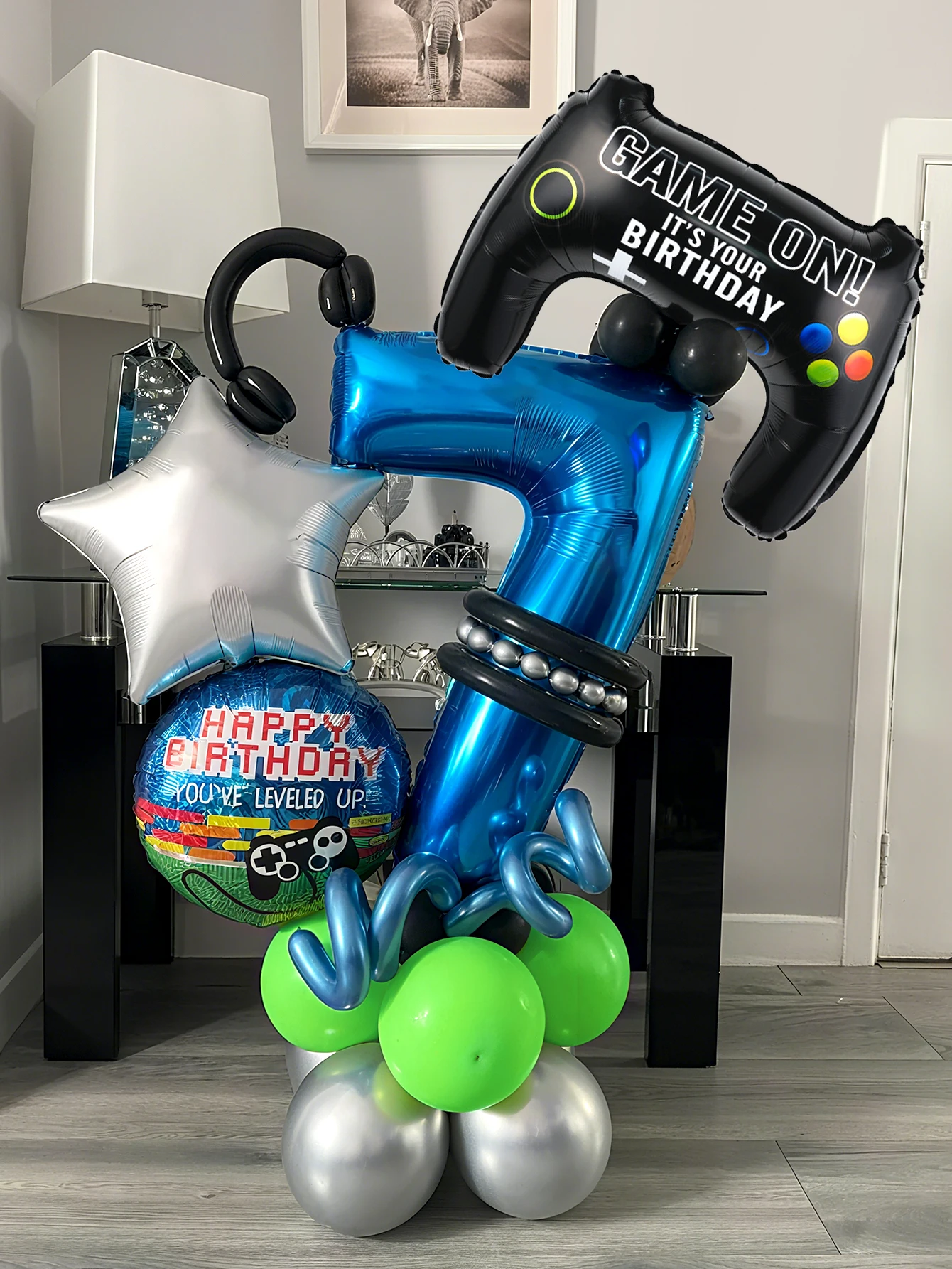 32PCS Game Theme Birthday Numb - Gaming Accessories For Room incelemesi ve fiyatı