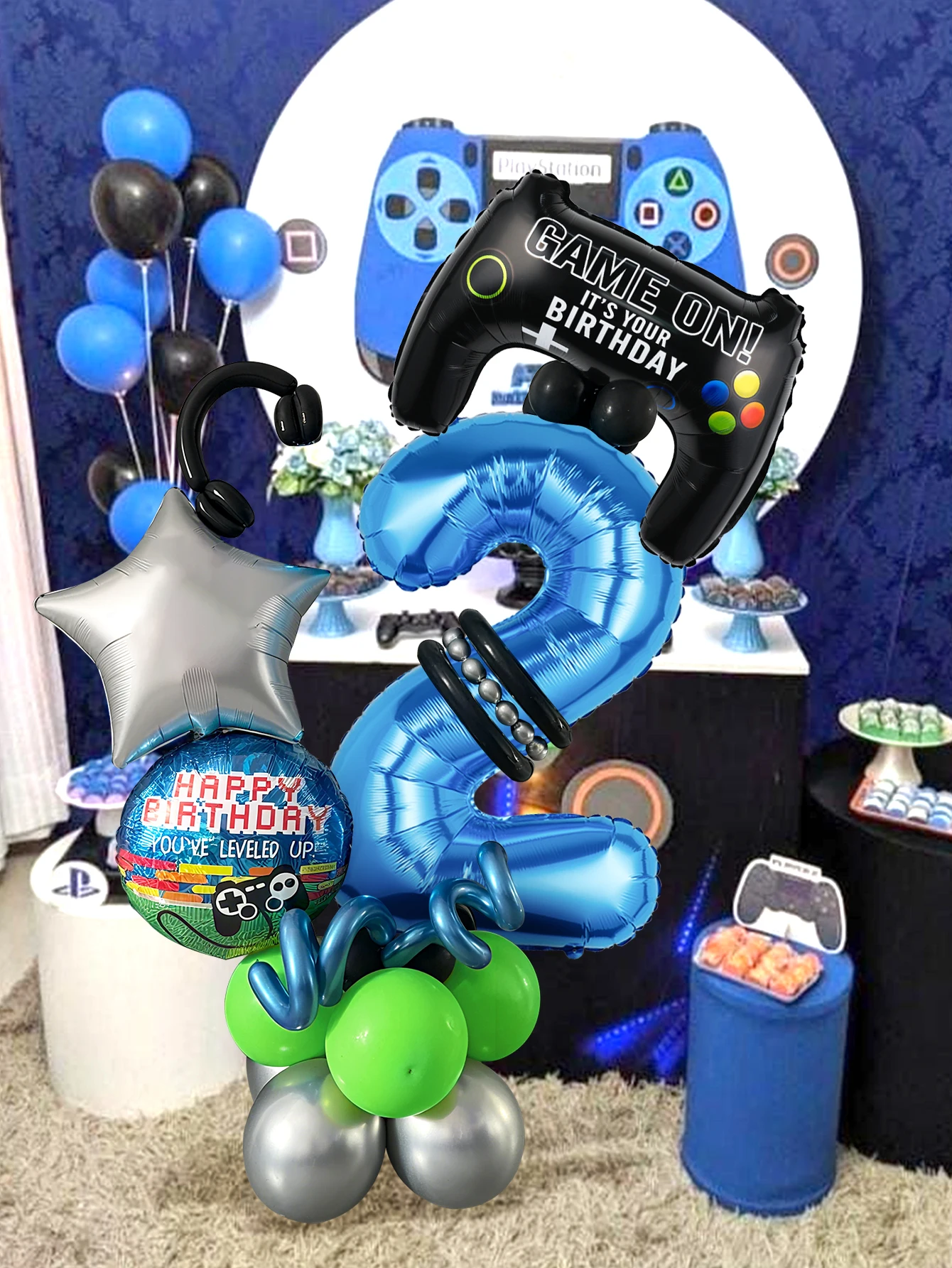 32PCS Game Theme Birthday Numb - Gaming Accessories For Room incelemesi ve fiyatı