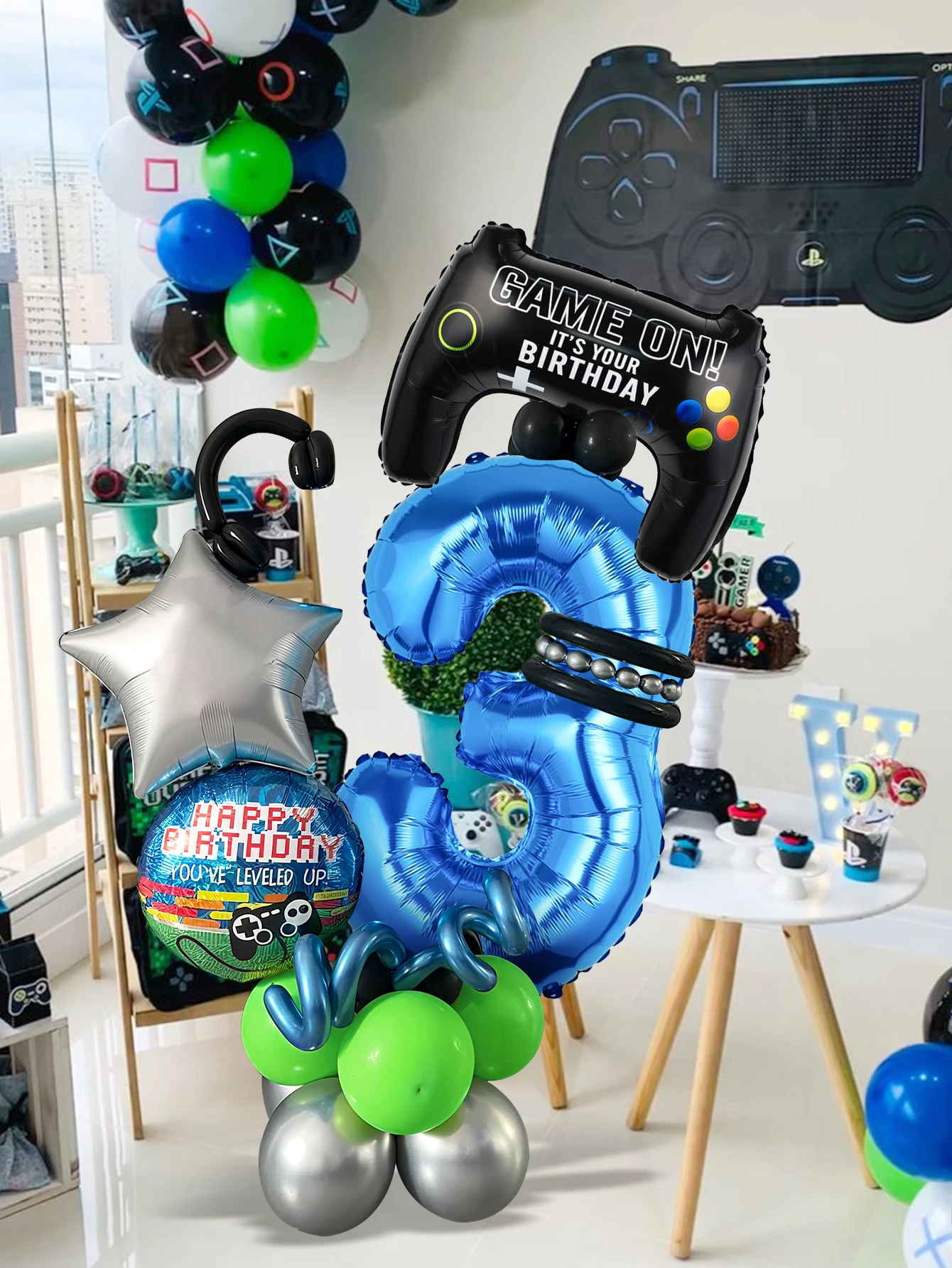 32PCS Game Theme Birthday Numb - Gaming Accessories For Room incelemesi ve fiyatı